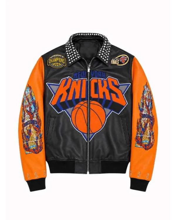 New York Knicks Championship 2026 Leather Jacket