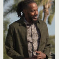 Reasonable Doubt S04 McKinley Freeman Floral Print Olive Shirt