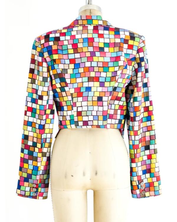 Living Single S03 Kim Fields Multicolor Cropped Jacket
