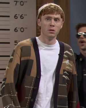 SNL S52 Ben Marshall Printed Knitted Cardigan