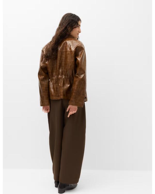 Saturday Night Live UK 2026 Croc Faux Leather Jacket
