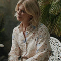 Signora Volpe S03 Emilia Fox Floral Printed Pink Blosue