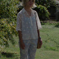 Signora Volpe S03 Emilia Fox White Floral Daisy Top