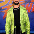 Street Fighter Premiere Seth Rollins Green Biker Jacket