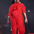 Super Bowl Halftime 2023 Rihanna Red Jumpsuit
