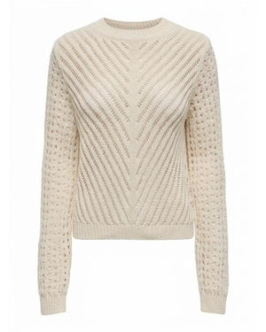 Signora Volpe S03 Emilia Fox Openwork Crew Neck Jumper - view 2