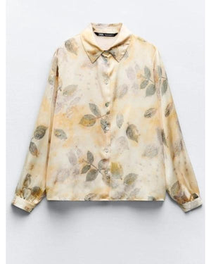 Signora Volpe S03 Floral Silk Blouse - view 2