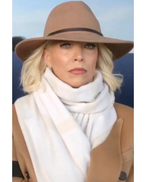 Ted Lasso S04 Hannah Waddingham Brown Fedora Hat
