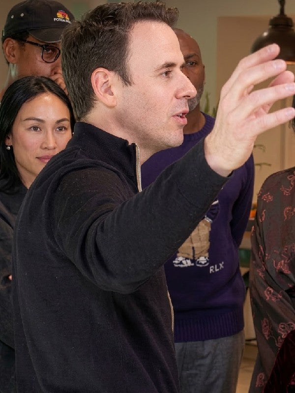The Kardashians S8 Corey Gamble Navy Bear Sweater - view 3
