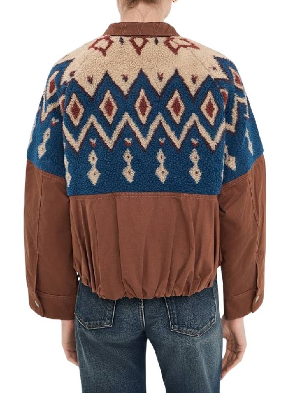 Jenna Bush Hager The Today Show 2026 Fair Isle Twill Jacket - view 2