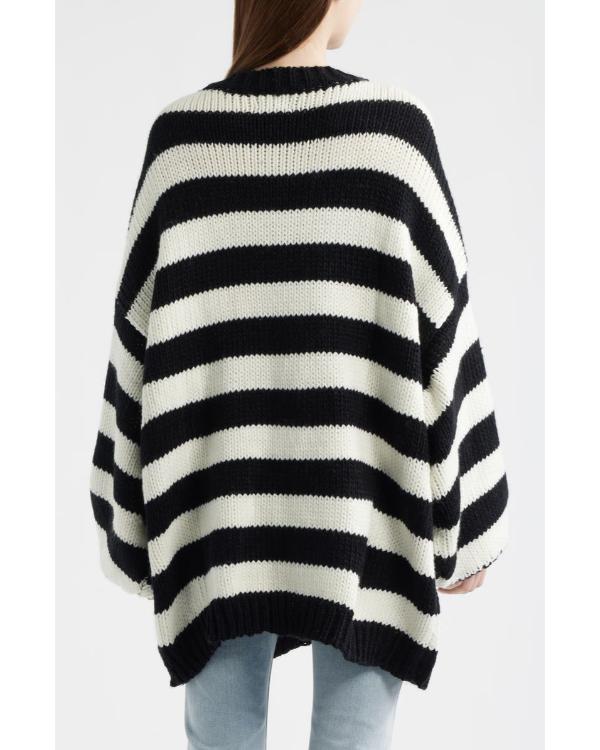 The View 2026 Whoopi Goldberg Stripe Chunky Knit Sweater