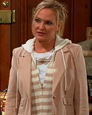 The Young And The Restless Sharon Case Beige Dickey Blazer