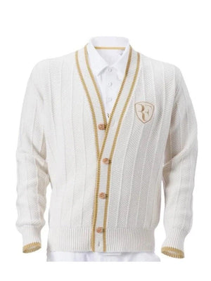 Roger Federer 2026 Tennis Cream Cardigan - view 4