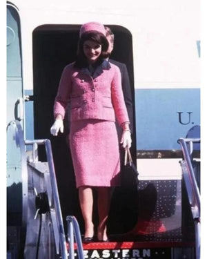 Jackie Kennedy Pink Woolen Suit