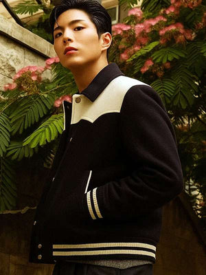 Good Boy Park Bo Gum Varsity Jacket - back view