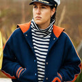 Lizzie Davidson Such Brave Girls Blue Varsity Jacket