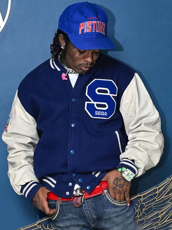 The Tonight Show Lil Uzi Vert Varsity Jacket - alternate view