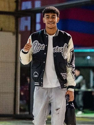 Lamine Yamal Teddy Varsity Jacket