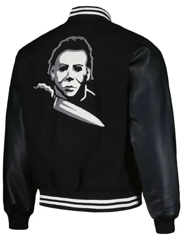 Michael Myers Black Varsity Jacket