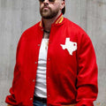 Travis Kelce Red Varsity Jacket