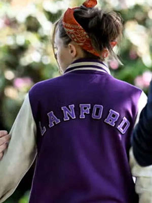 Ellie De Lange Run Away Varsity Jacket