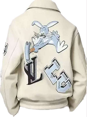 Bugs Bunny Louis Vuitton Varsity Jacket - back view