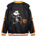 Mickey Mouse Skeleton Black Varsity Jacket