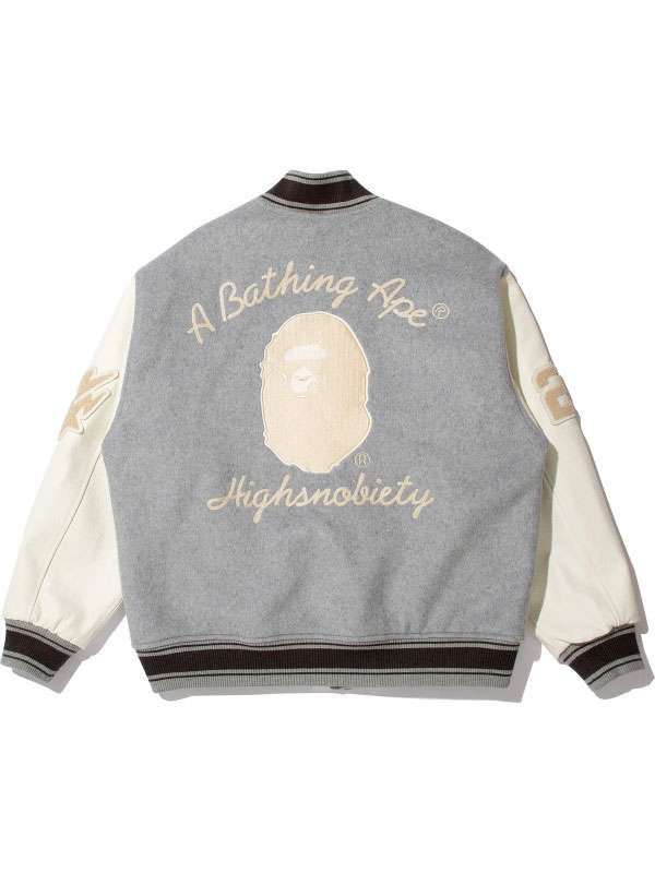 BAPE X Highsnobiety Varsity Jacket