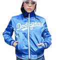 Billie Eilish Dodgers Blue Varsity Jacket