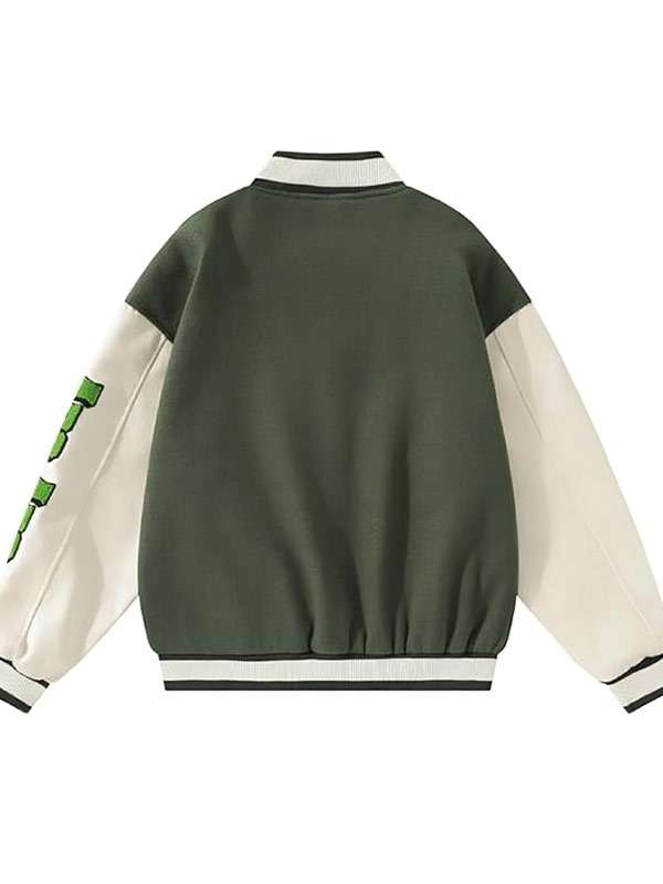 Colton Underwood the Traitors Varsity Jacket - side view