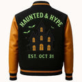Haunted and Hype Spookster Varsity Jacket