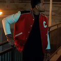 Power Book II Ghost S04 Tariq St Patrick Varsity Jacket - back view