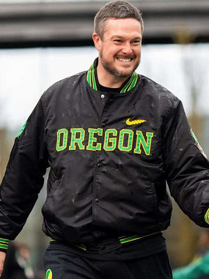 Dan Lanning Varsity Oregon Jacket - side view