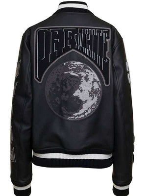 Super Bowl LX Blue Ivy Carter Black Varsity Jacket - detail view