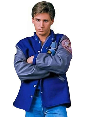 Emilio Estevez the Breakfast Club Letterman Jacket - back view