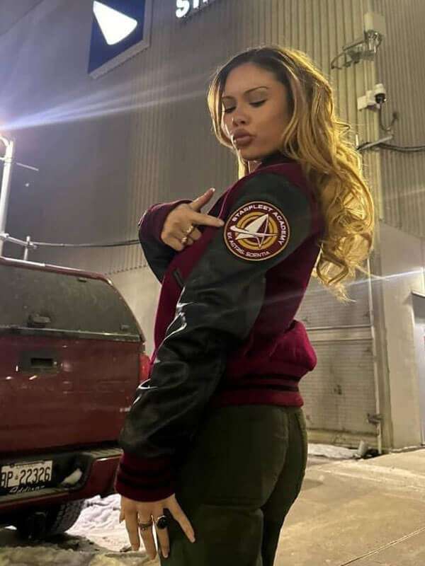 Star Trek Starfleet Academy Varsity Jacket - back view