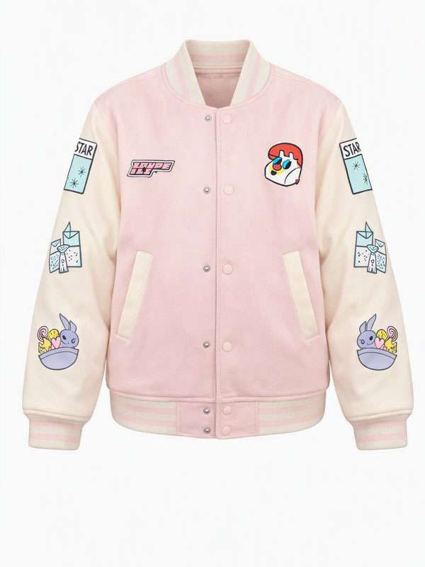 The Powerpuff Girls Varsity Jacket
