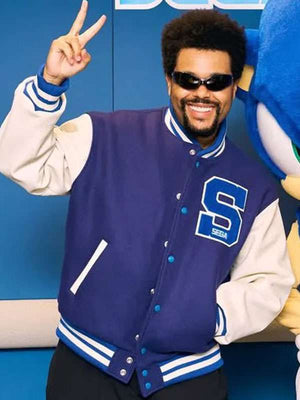 The Weeknd Sega Varsity Jacket - side view