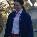 Love of Your Life Margaret Qualley Blue Varsity Jacket