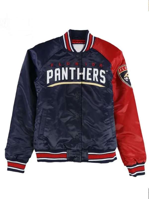 Florida Panthers White Varsity Jacket
