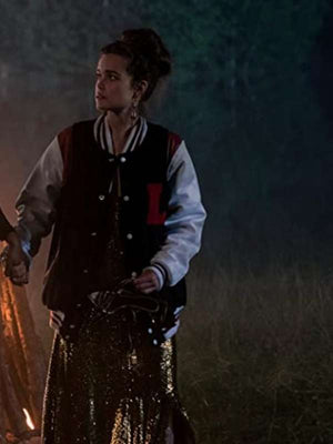 Sarah Catherine Hook First Kill Varsity Jacket - back view