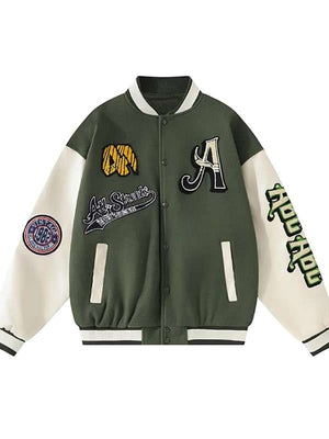Colton Underwood the Traitors Varsity Jacket - back view