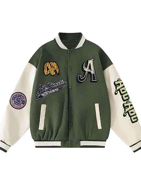Colton Underwood the Traitors Varsity Jacket - back view