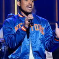The Tonight Show Anthony Ramos Blue Varsity Jacket