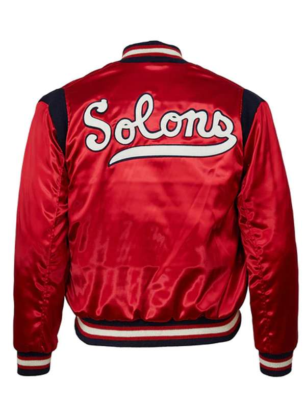 Sacramento Solons 1950 Red Varsity Jacket - back view