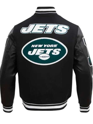 New York Jets Black Varsity Jacket