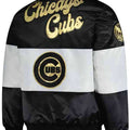 Chicago Cubs Black and White Varsity Jacket