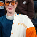 Anne Hathaway Knicks Varsity Jacket