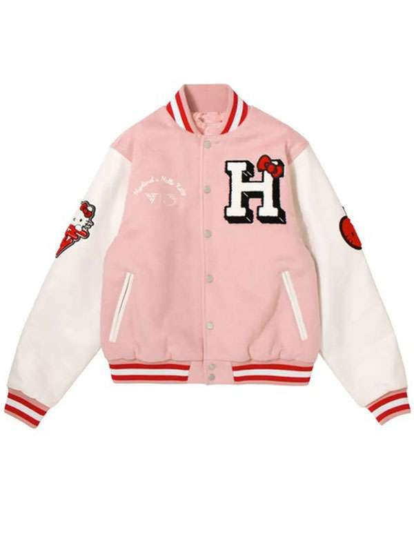 Hello Kitty Letterman Jacket - side view
