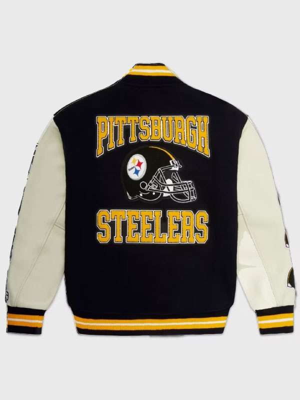 Snoop Dogg Pittsburgh Steelerser Varsity Jacket - detail view